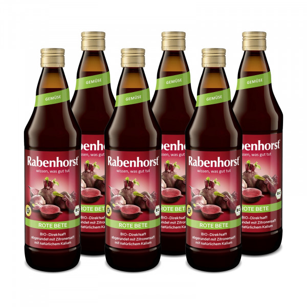 RABENHORST Rote Bete BIO 6er Pack (6 x 700 ml)